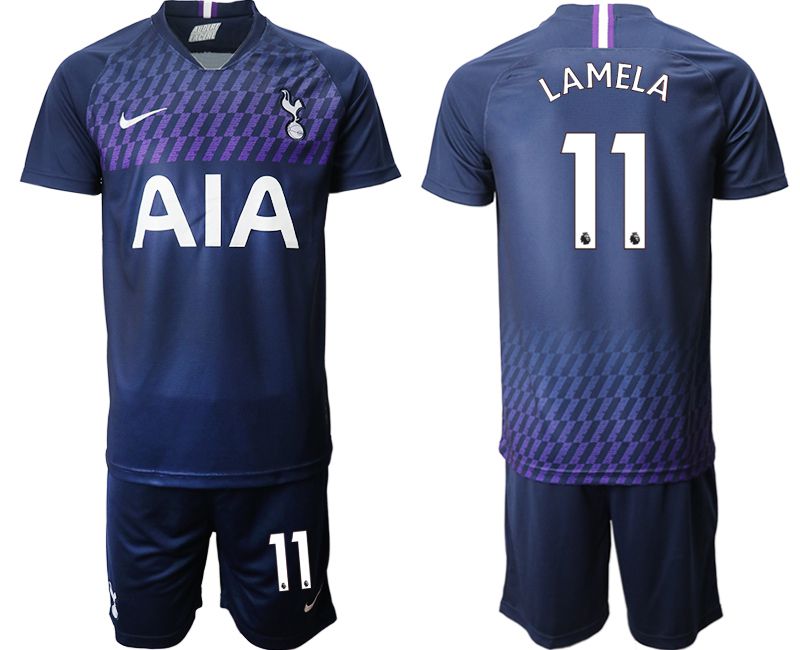 Men 2019-2020 club Tottenham Hotspur away #11 blue Soccer Jerseys